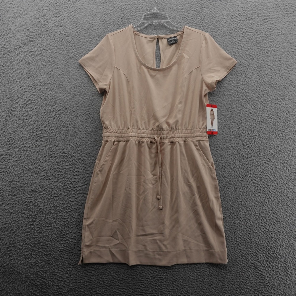NWT 32 Degrees Sporty Performance‎ Dress Medium Beige Womens Golf Tennis